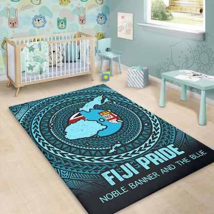 Fiji Area Rug Fiji Noble Banner and The Blue