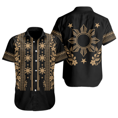 Philippines Filipinos Short Sleeve Shirt Sampaguita Sun Filipino Heritage