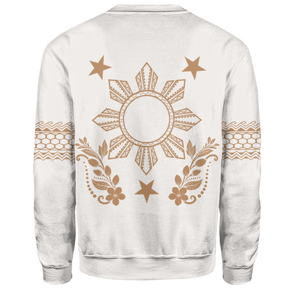 Philippines Filipinos Sweatshirt Sampaguita Sun Filipino Heritage