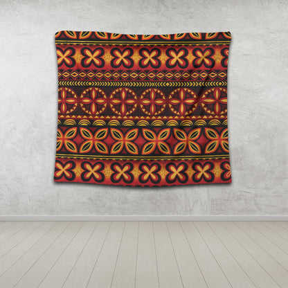 Tonga Tapestry Ngatu Tapa Tribal Pattern