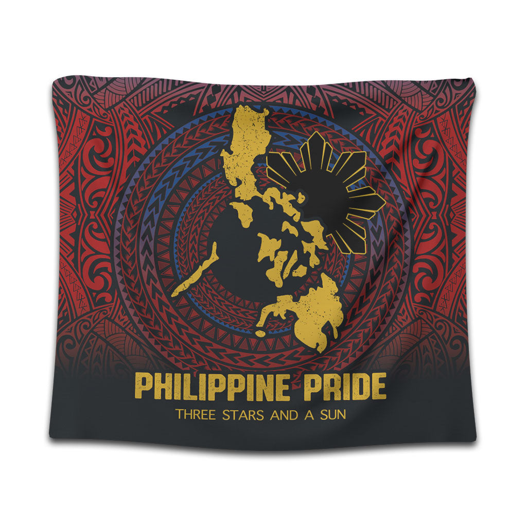 Philippines Filipinos Tapestry Philippine Pride Three Stars and A Sun