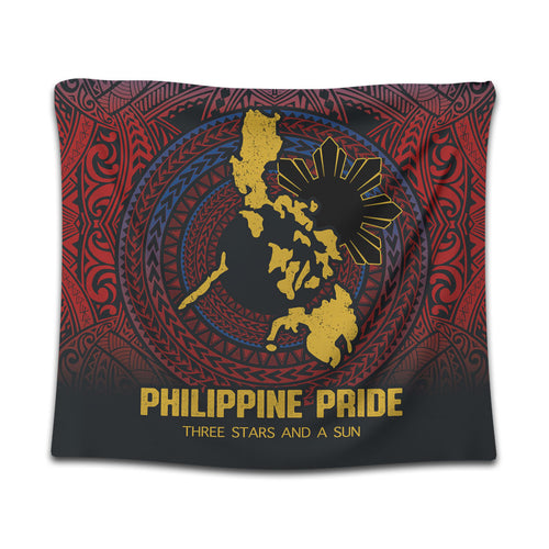Philippines Filipinos Tapestry Philippine Pride Three Stars and A Sun