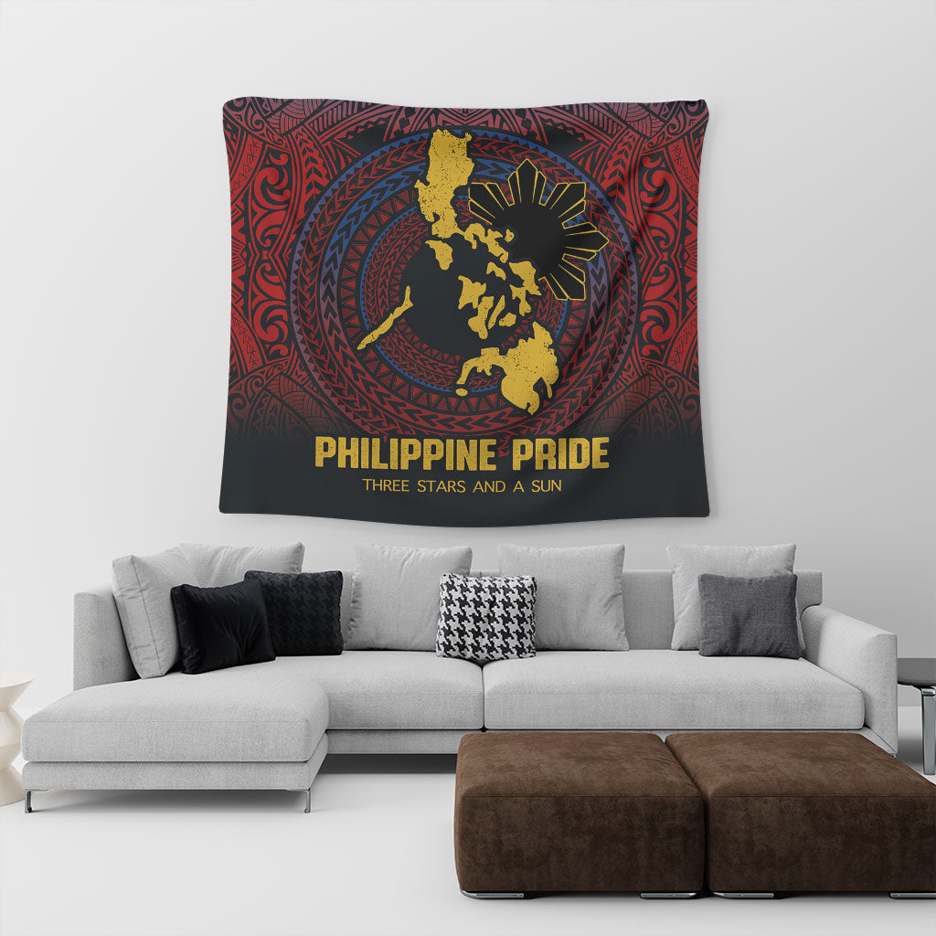 Philippines Filipinos Tapestry Philippine Pride Three Stars and A Sun