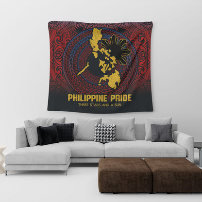 Philippines Filipinos Tapestry Philippine Pride Three Stars and A Sun