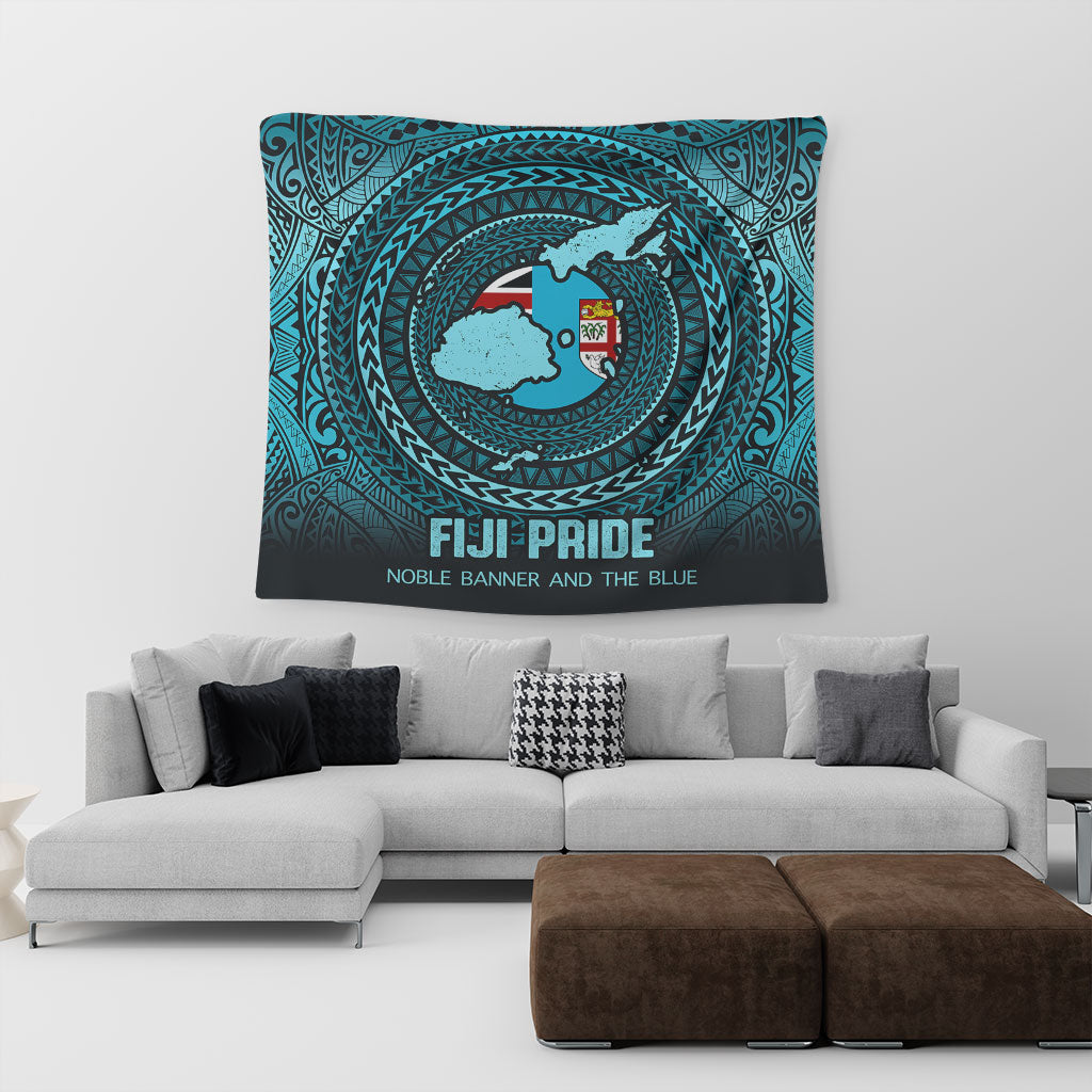 Fiji Tapestry Fiji Noble Banner and The Blue