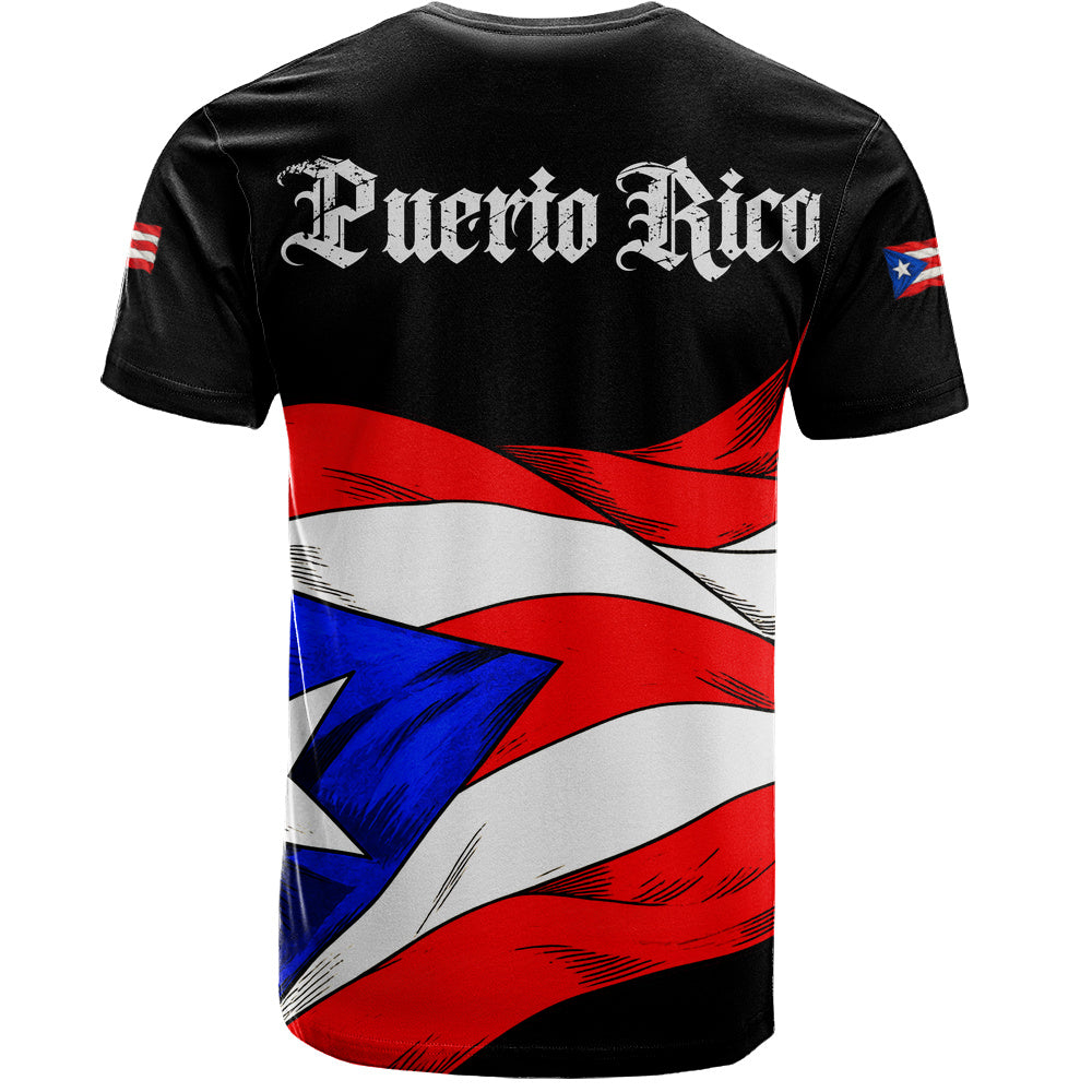 Puerto Rico T-Shirt Coqui Flag Boricua Heritage