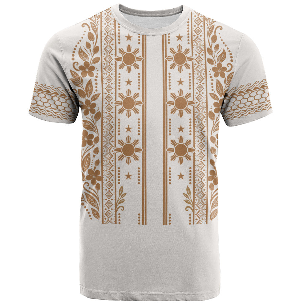 Philippines Filipinos T-Shirt Sampaguita With Eagle Sun Filipino Heritage