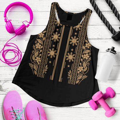 Philippines Filipinos Women Tank Sampaguita Sun Filipino Heritage