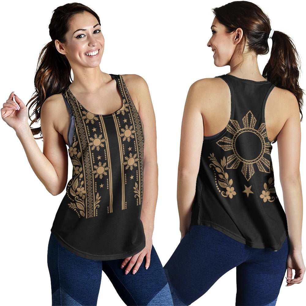 Philippines Filipinos Women Tank Sampaguita Sun Filipino Heritage