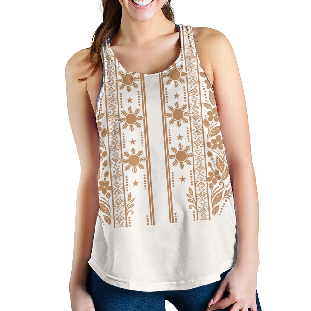 Philippines Filipinos Women Tank Sampaguita Sun Filipino Heritage