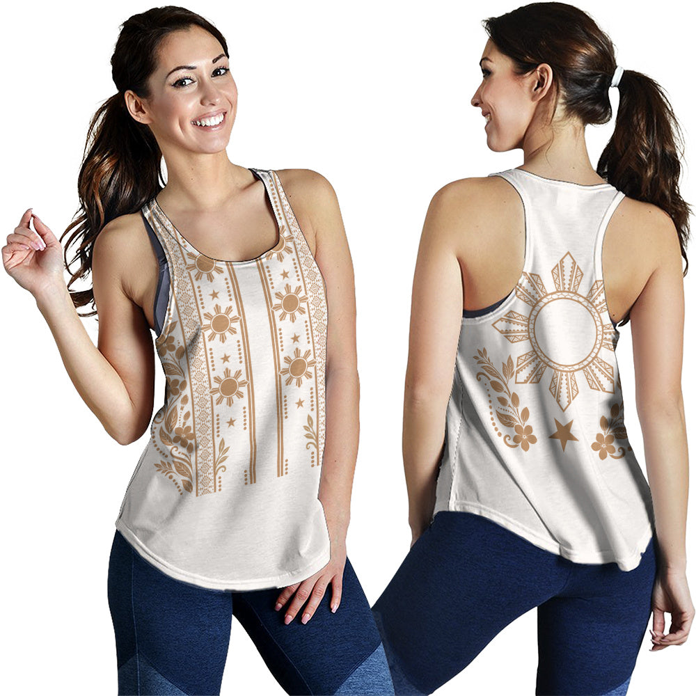 Philippines Filipinos Women Tank Sampaguita Sun Filipino Heritage