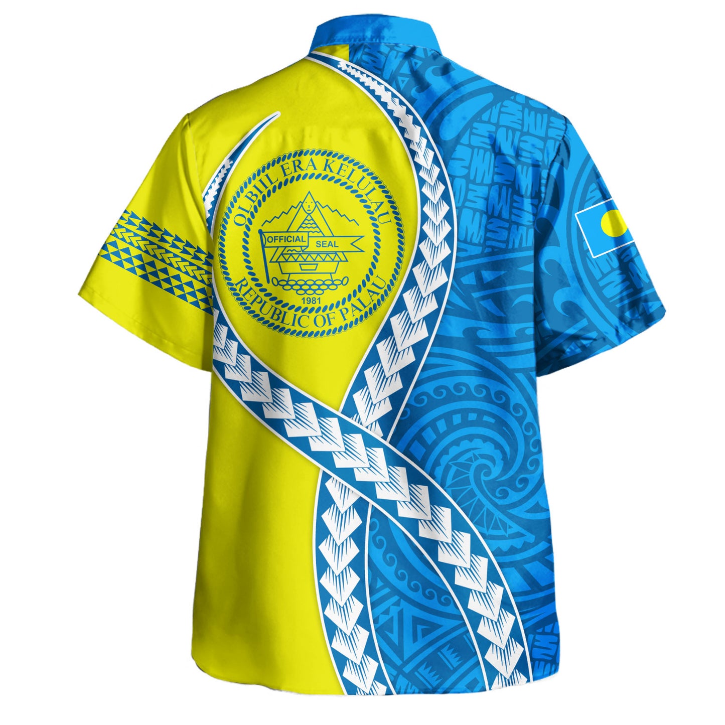 Palau Hawaiian Shirt Tribal Polynesian In My Heart