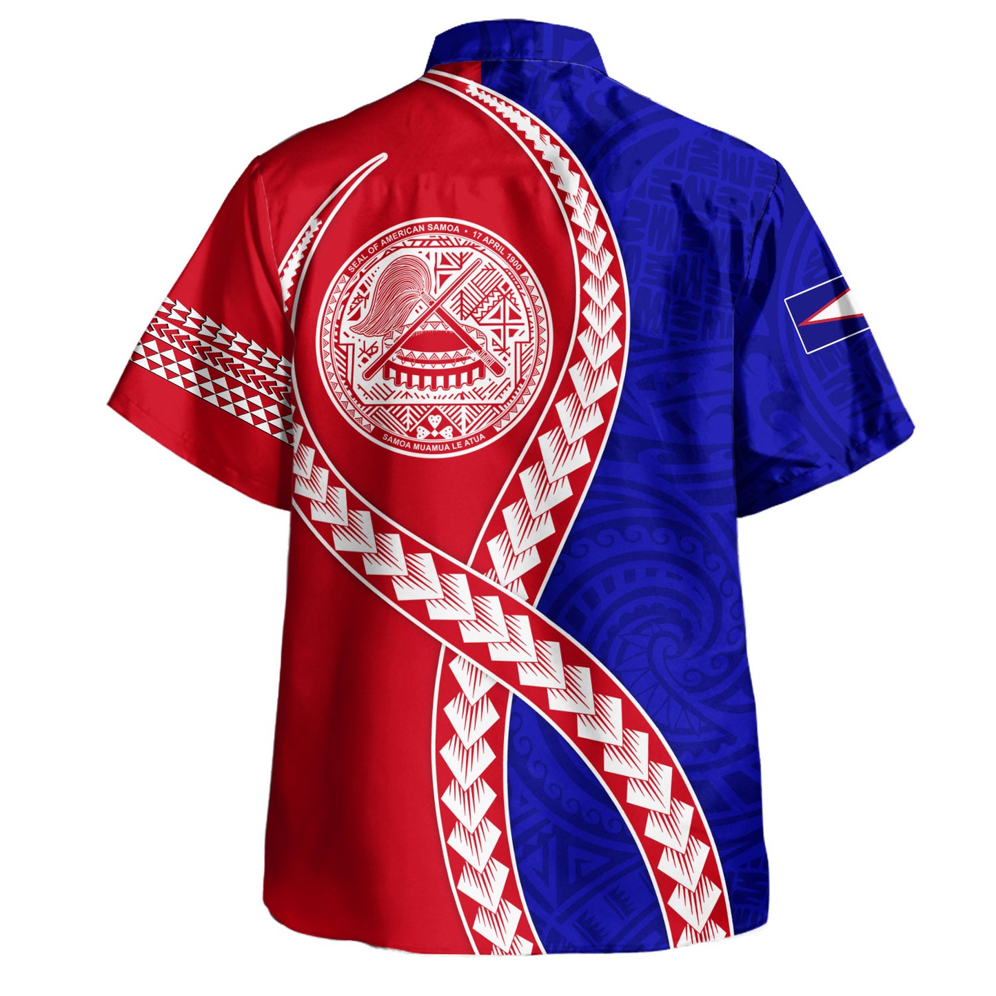 American Samoa Hawaiian Shirt Tribal Polynesian In My Heart