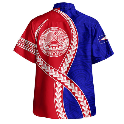 American Samoa Hawaiian Shirt Tribal Polynesian In My Heart