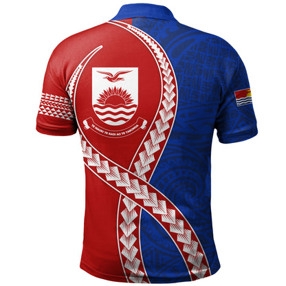 Kiribati Polo Shirt Tribal Polynesian In My Heart