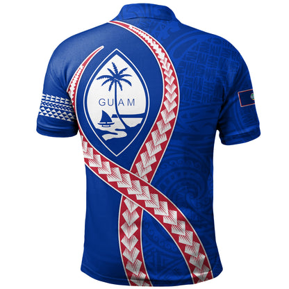 Guam Polo Shirt Tribal Polynesian In My Heart