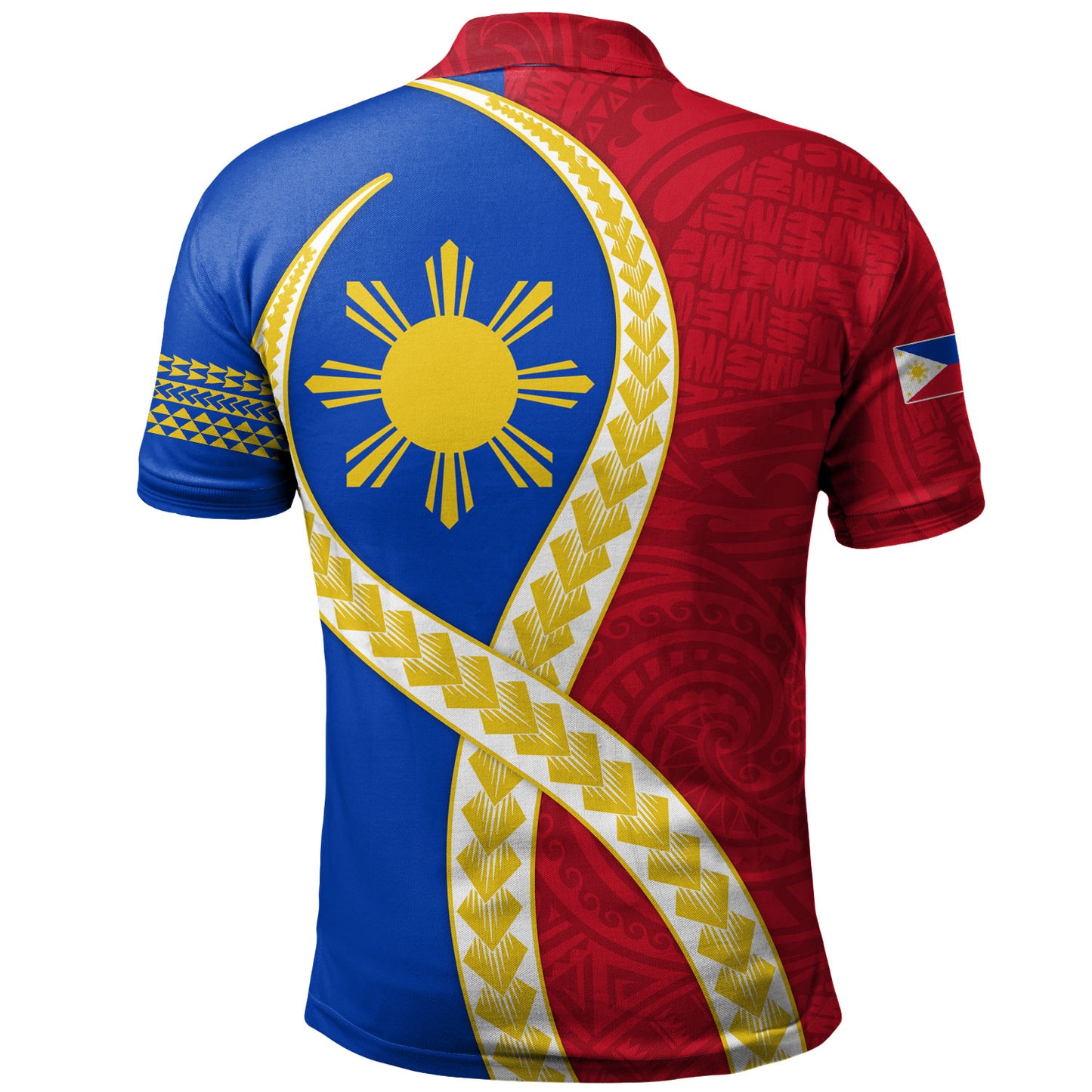 Philippines Filipinos Polo Shirt Tribal Polynesian In My Heart