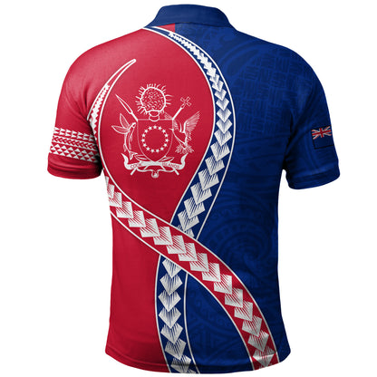 Cook Islands Polo Shirt Tribal Polynesian In My Heart