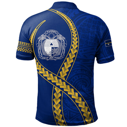 Nauru Polo Shirt Tribal Polynesian In My Heart