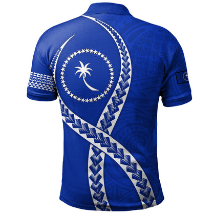 Chuuk State Polo Shirt Tribal Polynesian In My Heart