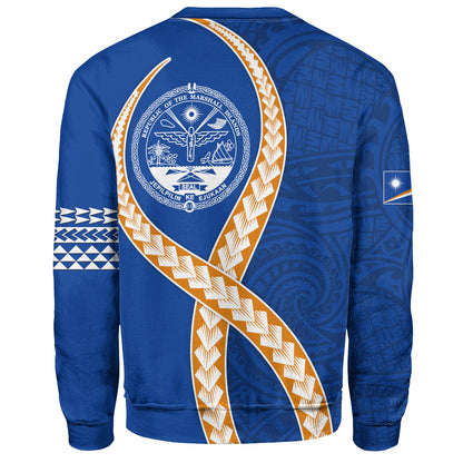 Marshall Islands Sweatshirt Tribal Polynesian In My Heart