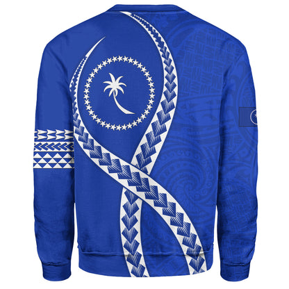 Chuuk State Sweatshirt Tribal Polynesian In My Heart