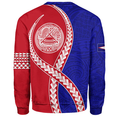 American Samoa Sweatshirt Tribal Polynesian In My Heart