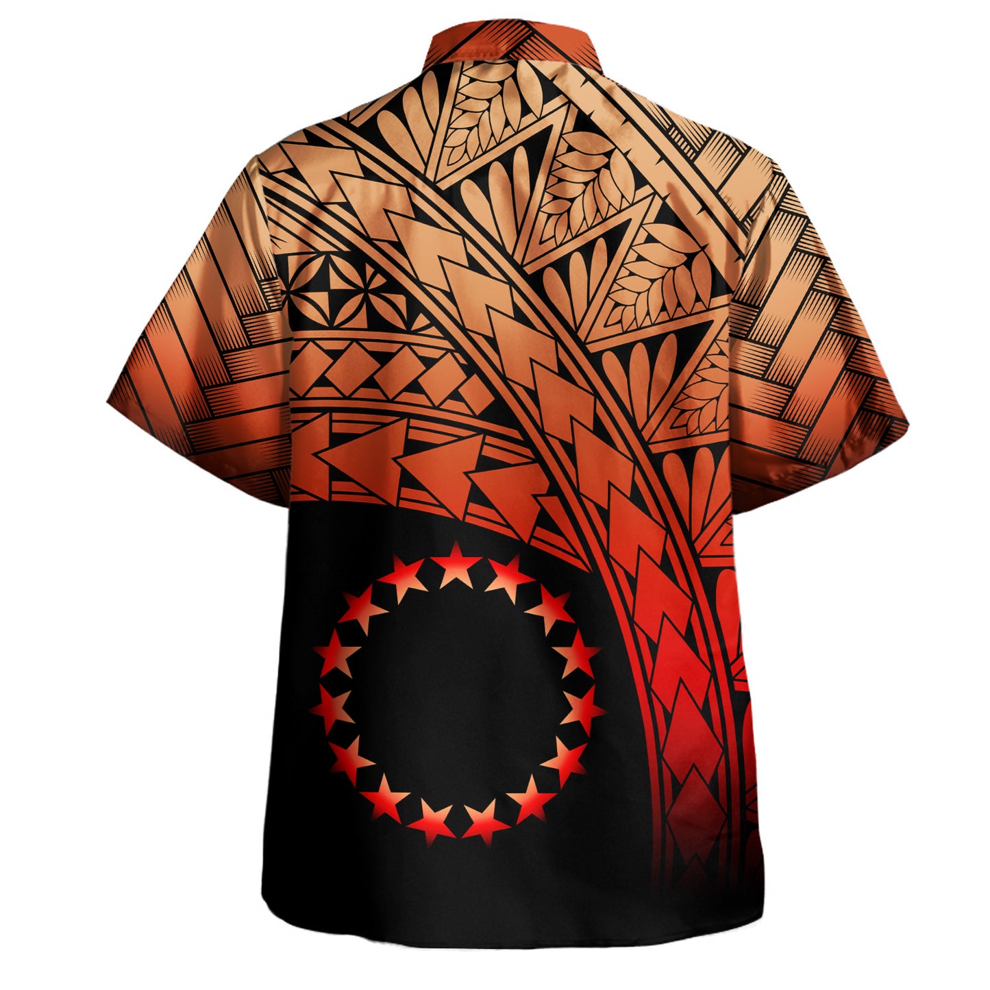 Cook Islands Hawaiian Shirt Plumeria Tattoo Tribal