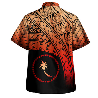 Chuuk Hawaiian Shirt Plumeria Tattoo Tribal