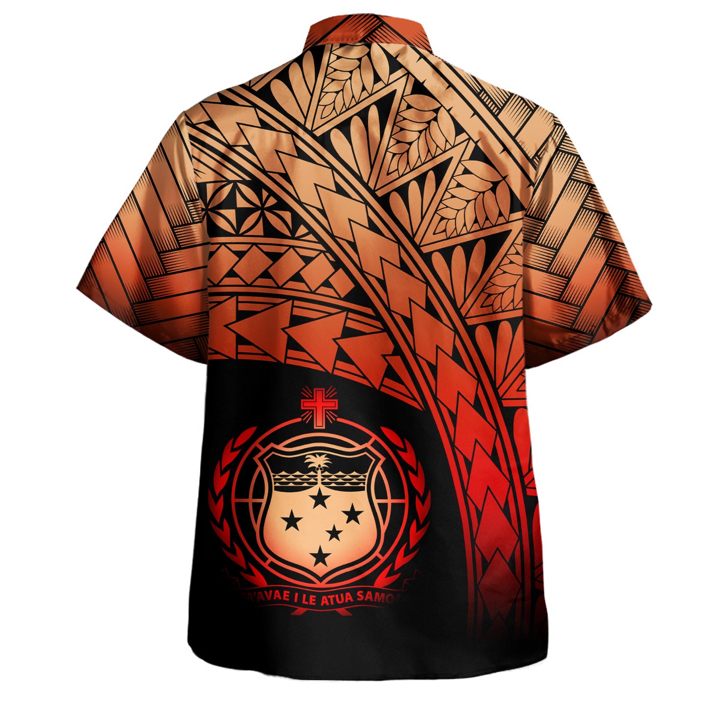 Samoa Hawaiian Shirt Plumeria Tattoo Tribal
