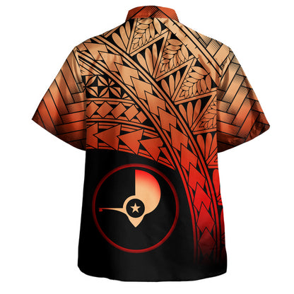 Yap Hawaiian Shirt Plumeria Tattoo Tribal