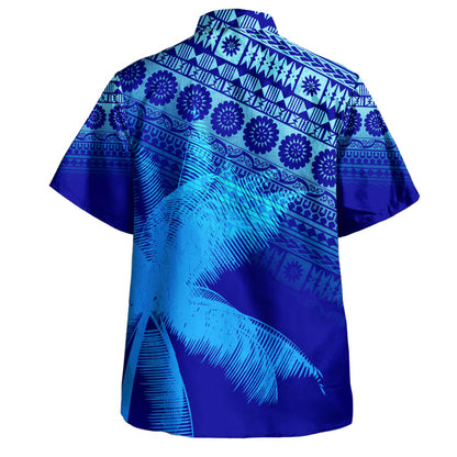 Polynesian Hawaiian Shirt Fijian Tapa Patterns Palm Tree Design