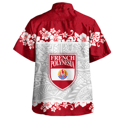 French Polynesia Hawaiian Shirt Seal With Plumeria Flowers Polynesia Patterns