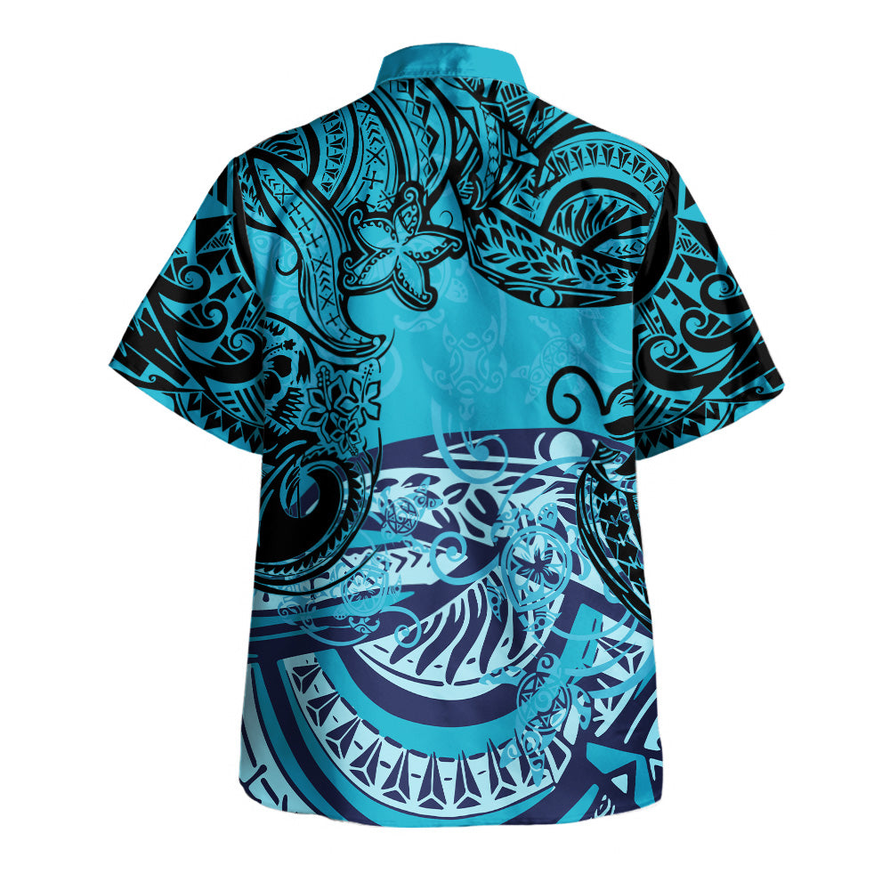 Polynesia Hawaiian Shirt Vintage Floral Pattern