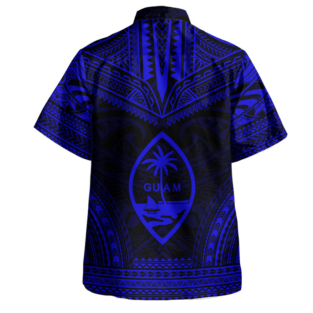 Guam Hawaiian Shirt Custom Personalised Polynesian Chief Tattoo