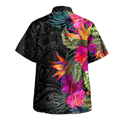 Northern Mariana Islands Hawaiian Shirt Polynesian Hibiscus Pattern