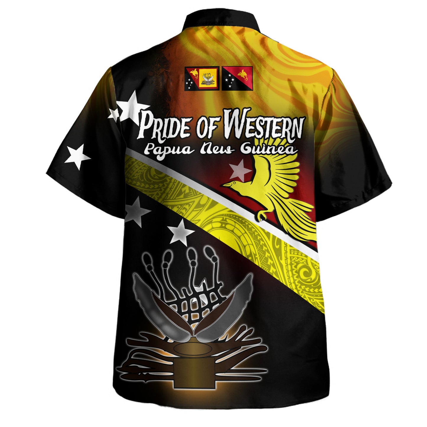 Fiji Hawaiian Shirt Bula Pattern Flag With Hibiscus Flower