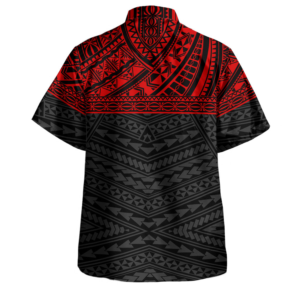 Polyneasian Tribal Patterns Hawaiian Shirt