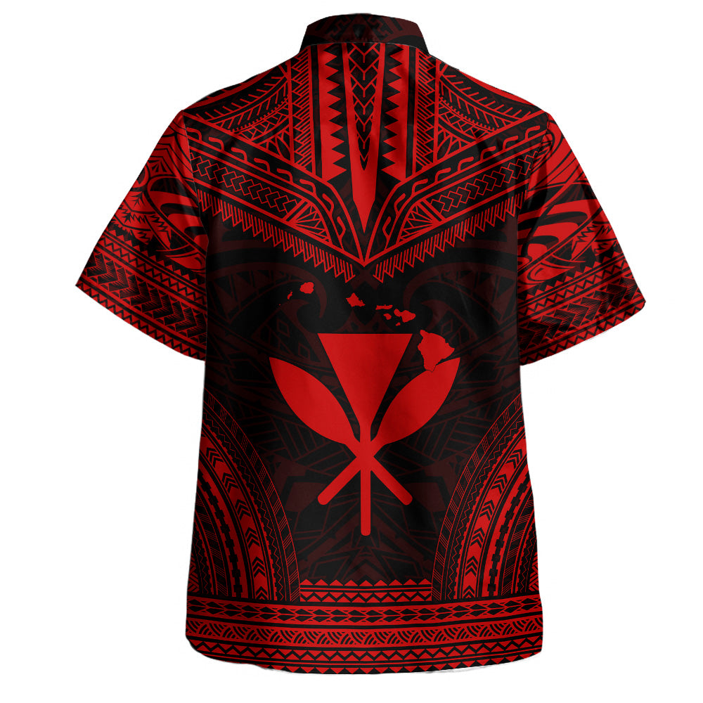 Hawaii Hawaiian Shirt Custom Personalised Polynesian Chief Tattoo