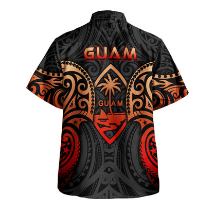 Guam Hawaiian Shirt Custom Personalised Spirit Red Version