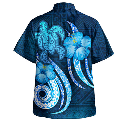 Tahiti Hawaiian Shirt Custom Personalised Turtle and Tribal Tattoo Of Polynesian