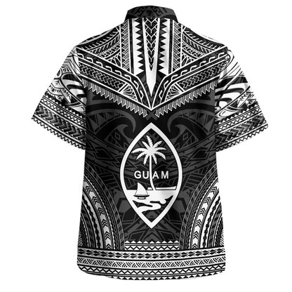 Guam Hawaiian Shirt Custom Personalised Polynesian Chief Tattoo