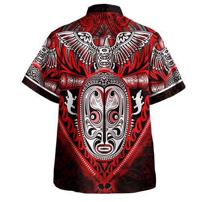 Papua New Guinea Hawaiian Shirt Birds Of Paradise With Flag Color Style