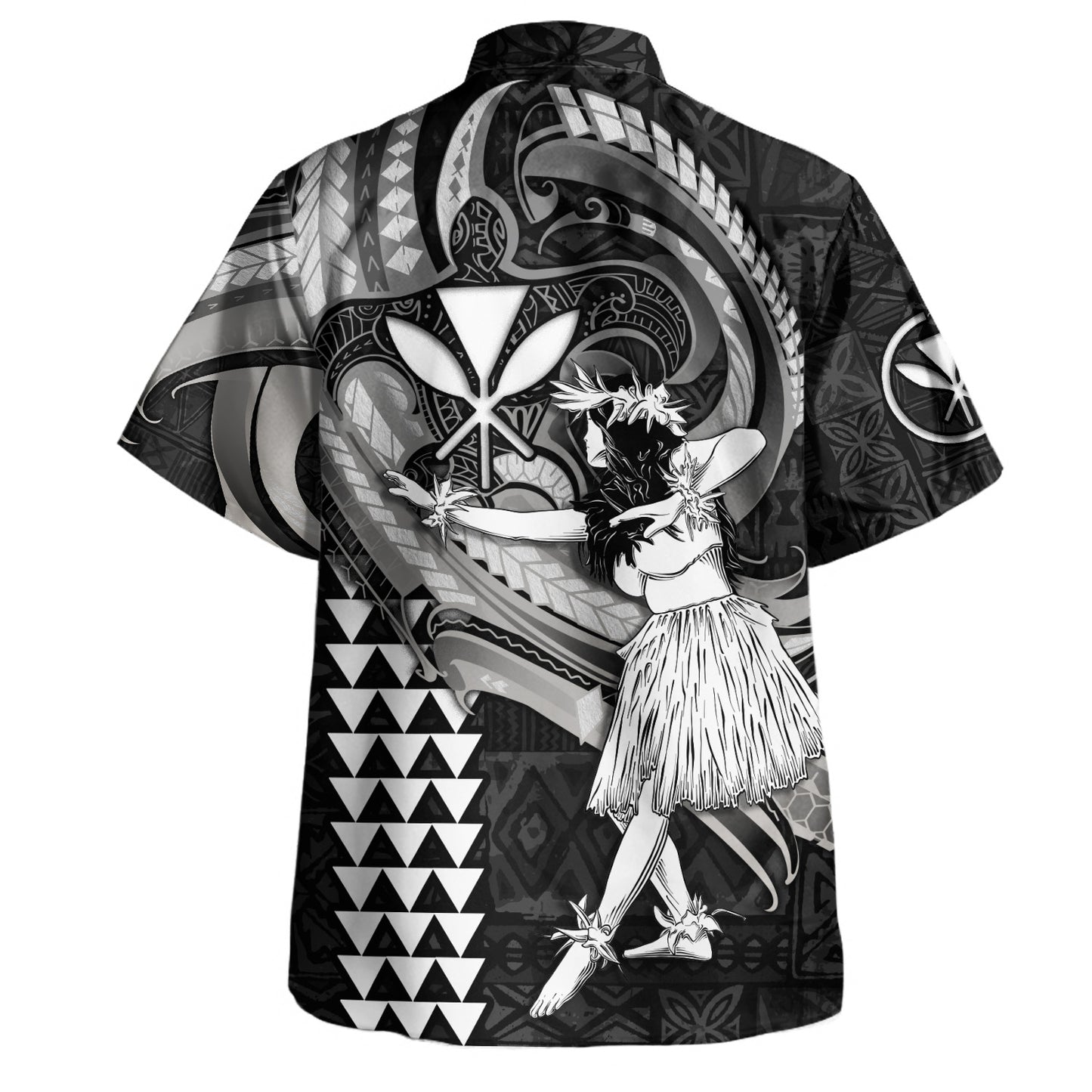 Hawaii Hawaiian Shirt Kanaka Maoli Hula Girls Polynesian Traditional Tattoo