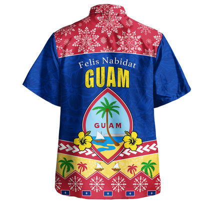 Guam Hawaiian Shirt Tribal Pattern Golden