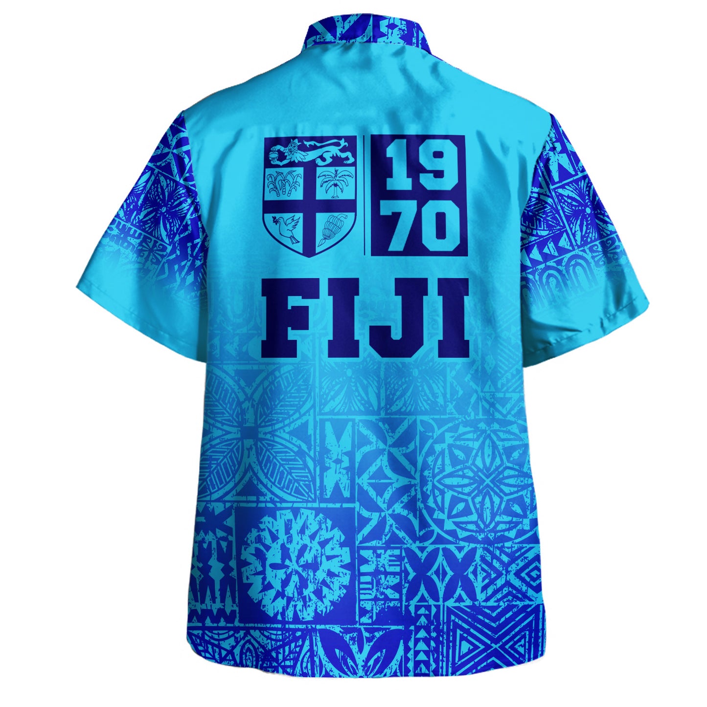 Fiji Hawaiian Shirt Fiji Independence 1970 Tapa Style (Ver 2)