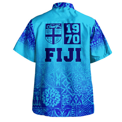 Fiji Hawaiian Shirt Fiji Independence 1970 Tapa Style (Ver 2)