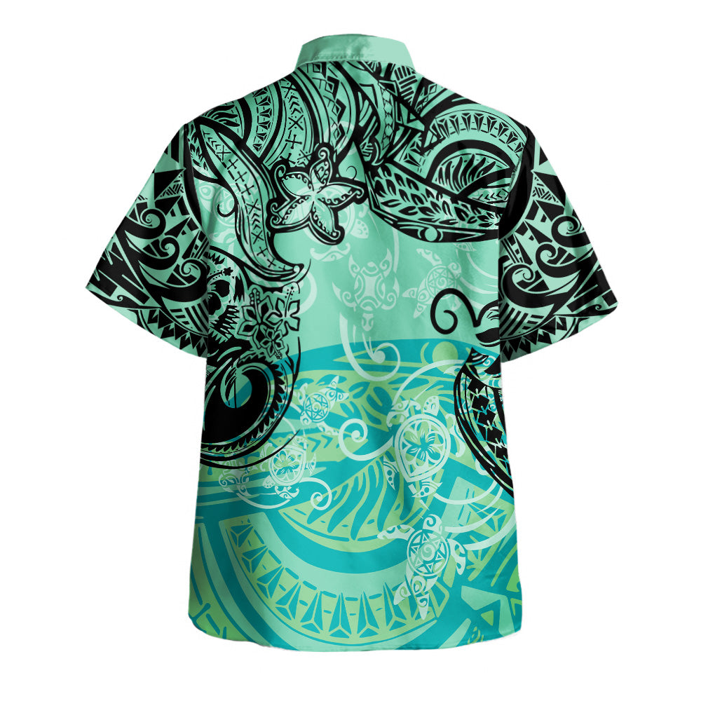 Polynesia Hawaiian Shirt Vintage Floral Pattern