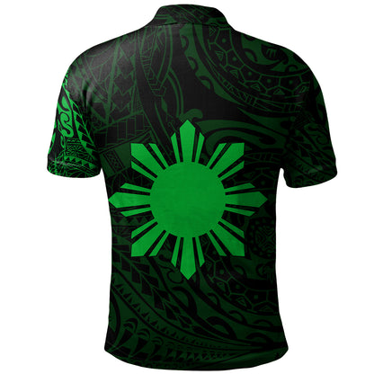 Philippines Filipinos Polynesian Tattoo Style Polo Shirt