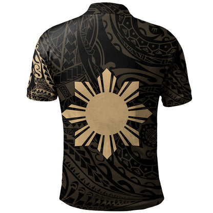 Philippines Filipinos Polynesian Tattoo Style Polo Shirt